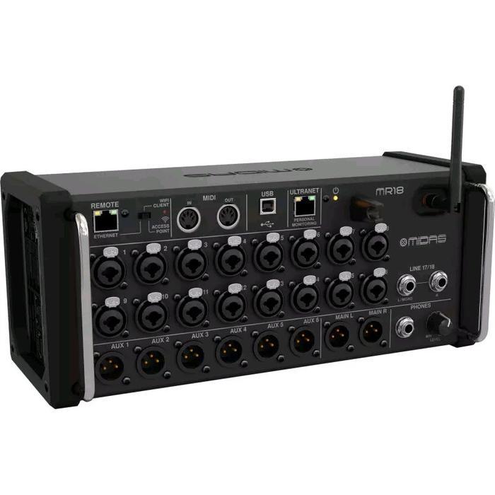 Midas Mr18 Audio Mixer Digital Controller Mr 18 Amplifier