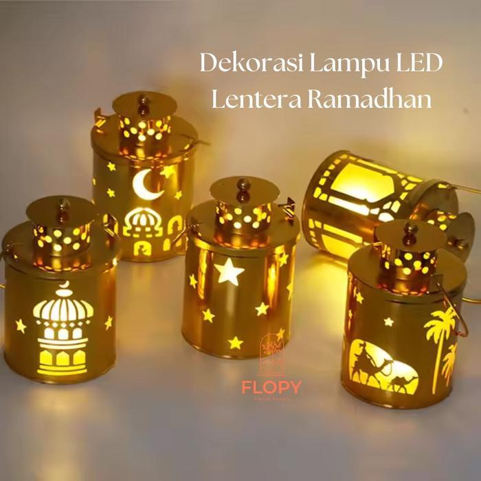 DEKORASI LAMPU LENTERA LED RAMADHAN / DEKORASI RAMADHAN / LAMPU LED