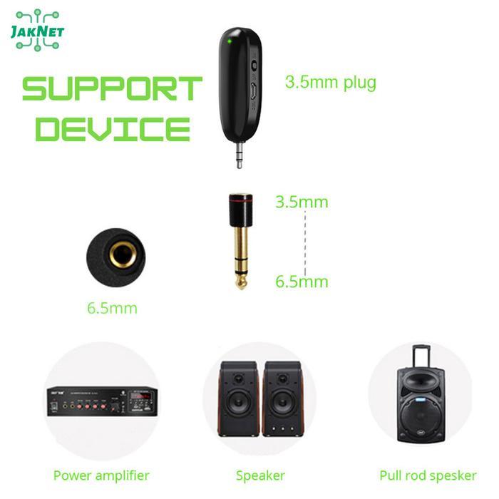 Mikrofon Mic Bando Wireles 2.4Ghz Presentasi Tour Guide Imam Masjid Terpercaya