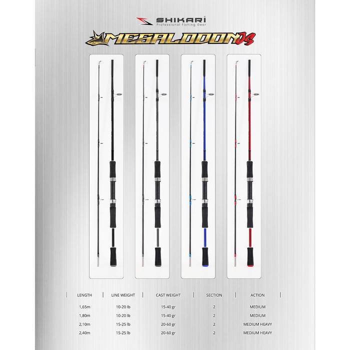 Shikari - Joran Megalodon Japan Style Fiber Solid - Joran Pancing
