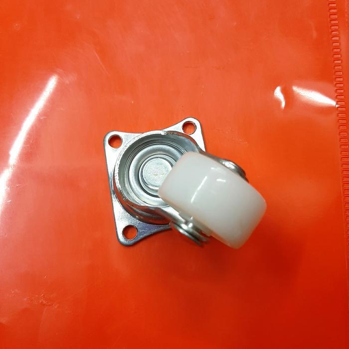 "New" roda troli nilon 1 inch hidup/ roda kecil nilon/ roda laci