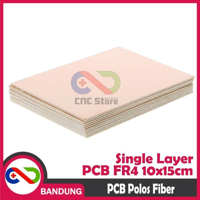 "New" PCB Polos FR4 Fiber Single Double Layer PCB Kosong HQ Ukuran 10x15cm & 15x20cm untuk Proyek