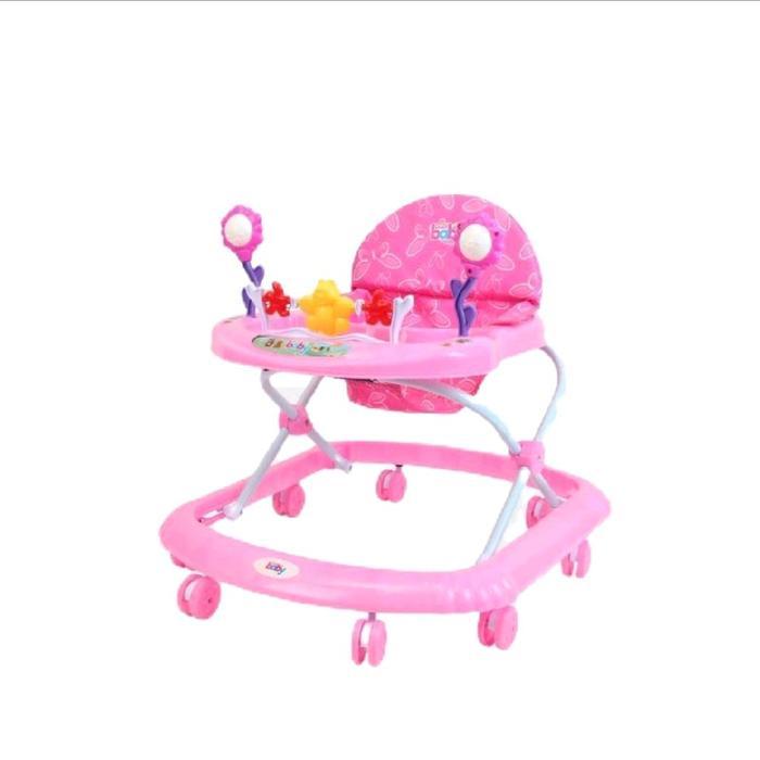 baby Walker murah ada musik 8 roda / kereta roda bayi belajar jalan SNI