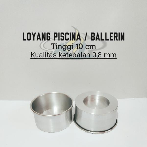 Loyang Bolu Coklat Lumer / Loyang Bulat Press Cekung Tinggi 10 Cm