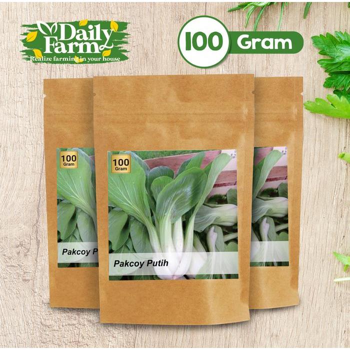 Benih Sayur Pakcoy Putih - Pakcoy Batang Putih ( 100 Grm )