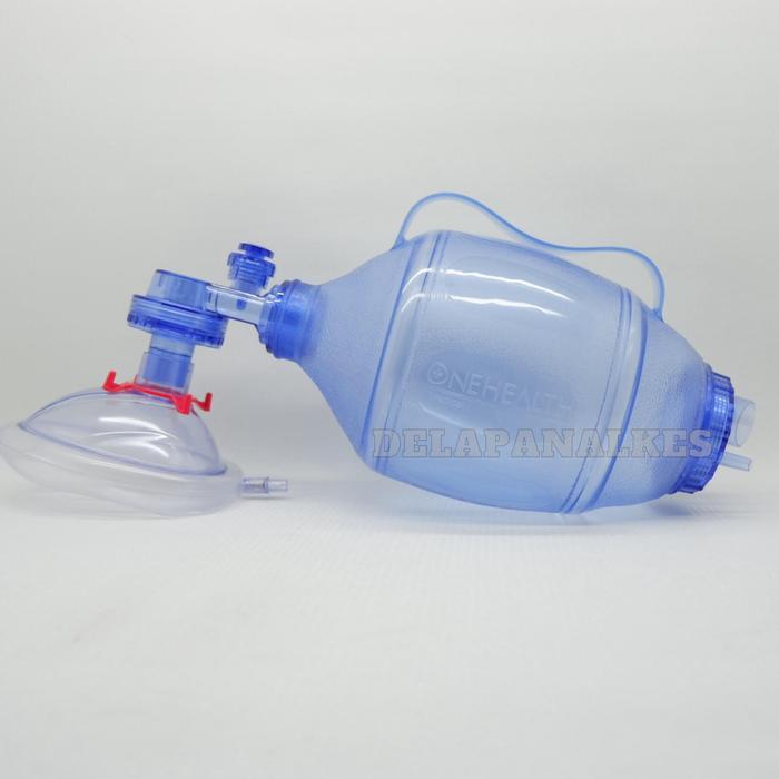 ONEHEALTH AMBUBAG PVC MANUAL RESUSCITATOR SET DEWASA ANAK BAYI AMUBAG POMPA ALAT BANTU PERNAPASAN