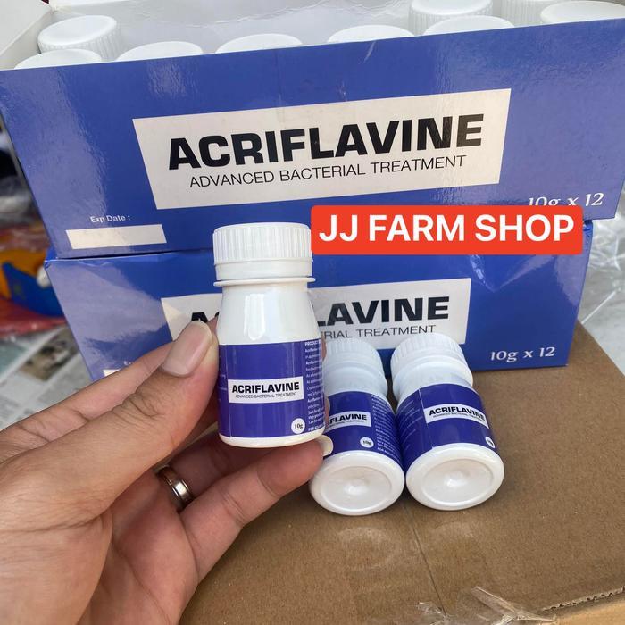 ACRIFLAVINE HCL BPC 10GRAM BUBUK ORIGINAL OBAT KUNING IKAN JAMUR DLL