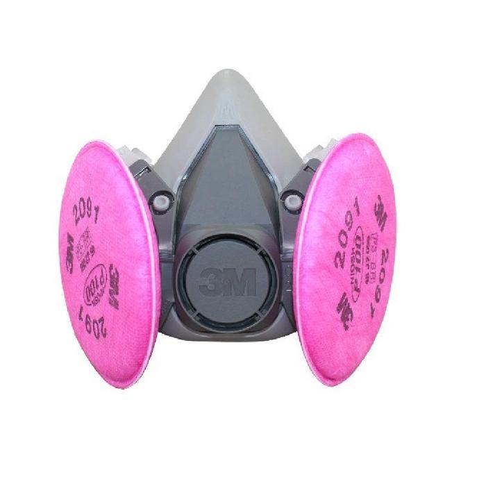 3M Masker 6200 Respirator + Filter P100 2091