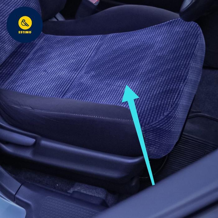 kain Jok Mobil bludru Fabric warna biru tua salur hitam soft Original Honda Stream Harga untuk per 1