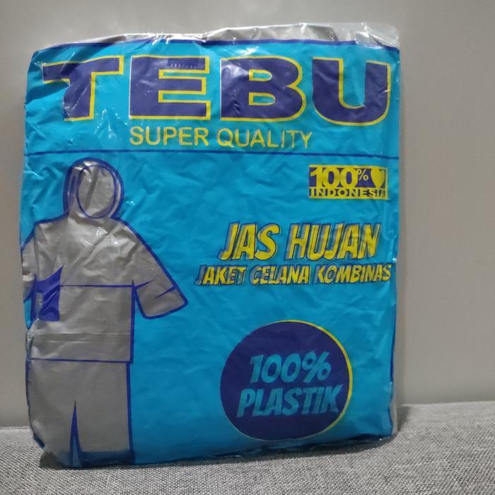 Jas Hujan Plastik 1 lusin HDPE Stelan Tebu isi 12 pcs