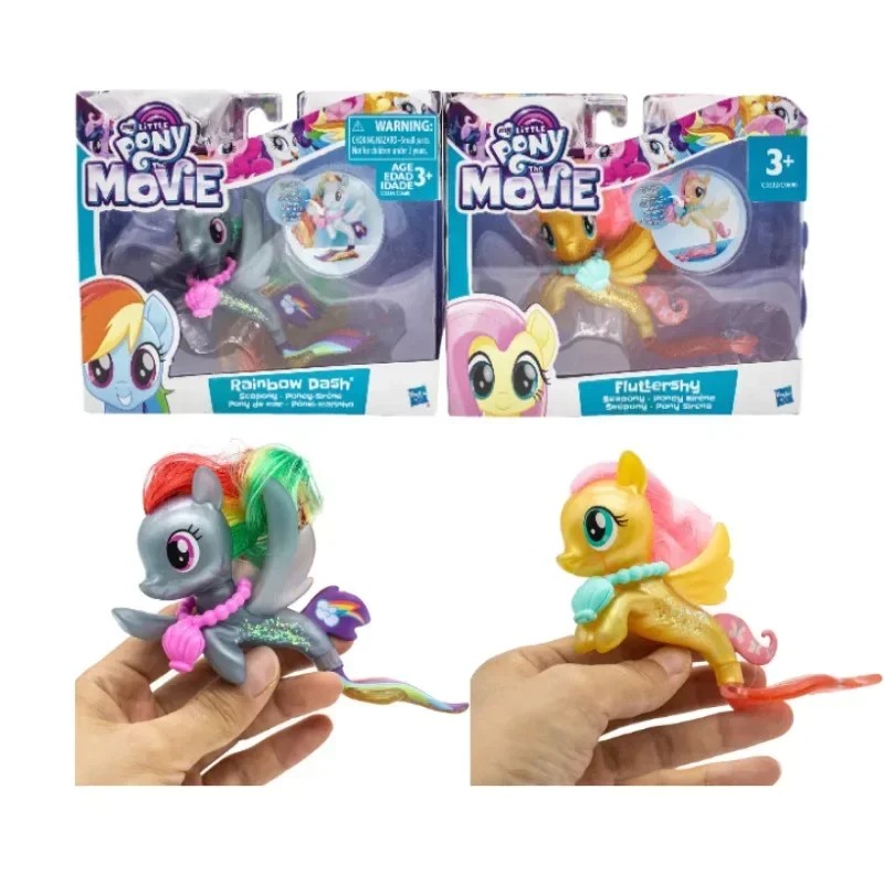 Hasbro My Little Pony Anime Figure Seapony Rainbow Dash Fluttershy Adores Shimmer Figure El Doll