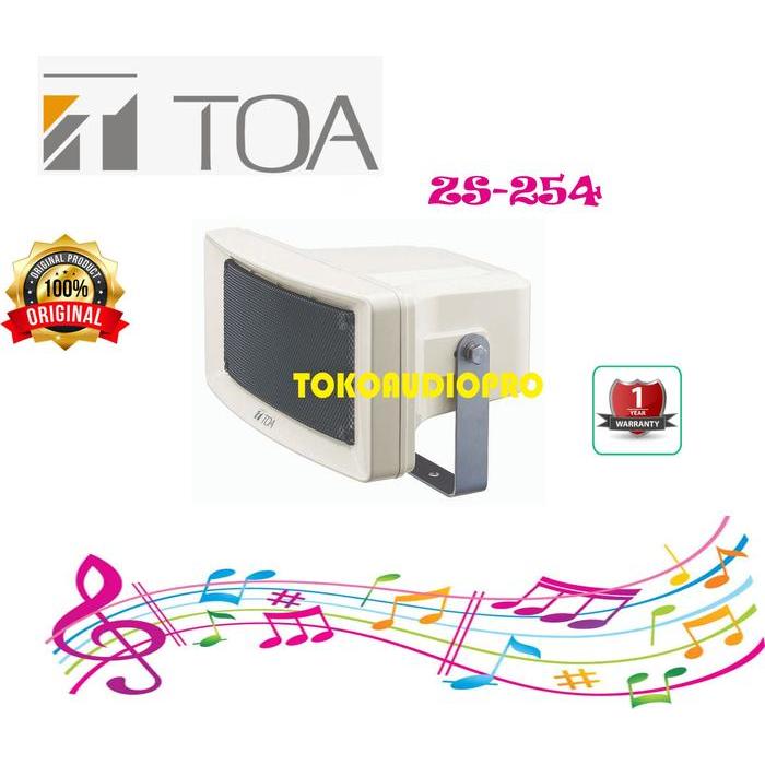 Toa Zs254 Wide Range Weatherproof Speaker Pasif Zs-254 Co