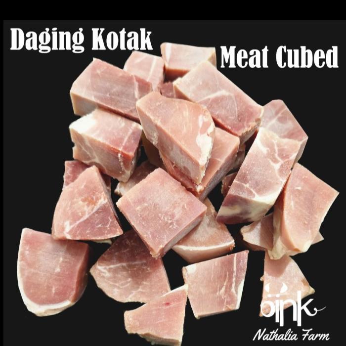 Daging Babi Kotak / Pork Cube - Babi Organik