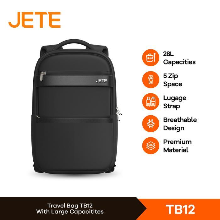 Tas Ransel Backpack Unisex Jete Tb12 - Original