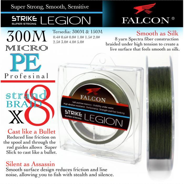Senar Pe X8 Falcon Legion 300M Micro Pe
