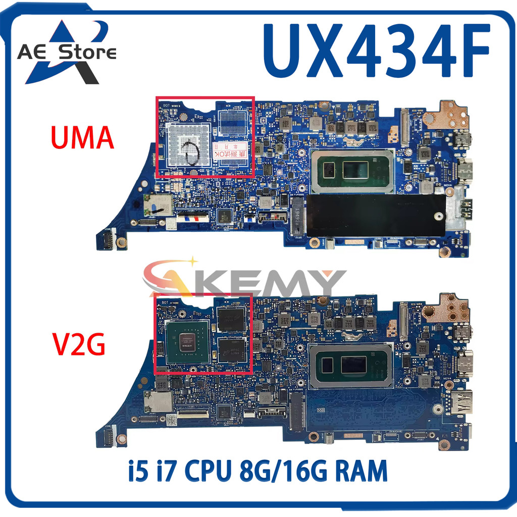 Ae Ux434F Motherboard For Asus Ux434Fl Ux434Fa Ux334Fl Ux334Fa Ux434Flc Ux463Fl U4600F Ux434