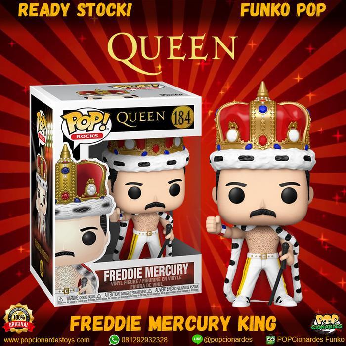 Funko POP Rocks - Queen - Freddie Mercury King #184