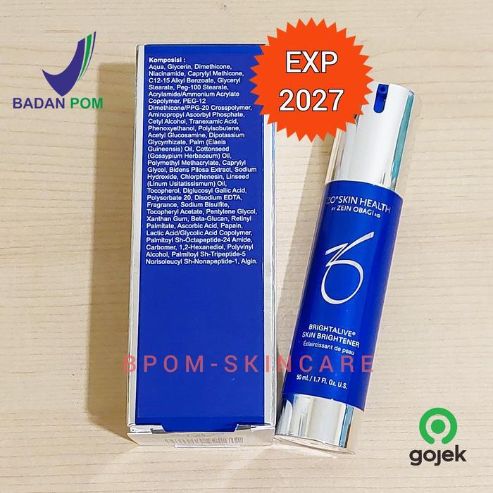 Zein Obagi Brightalive Skin Brightener Cream Pencerah Flek Hiperpigmentasi Kulit Sensitif