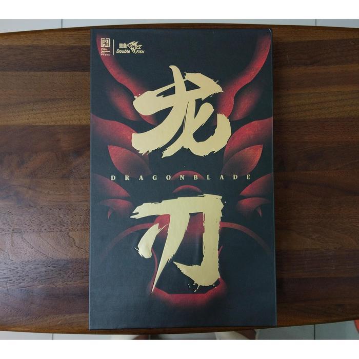 Kayu Bat Pingpong Double Fish Dragon Blade