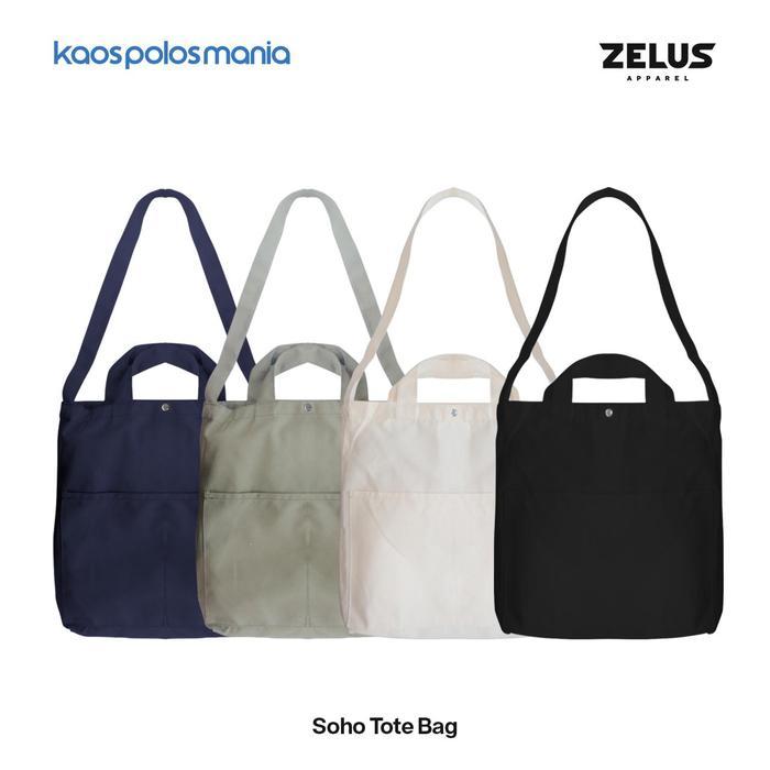 Tote Bag Soho Bahan Cotton Canvas Premium