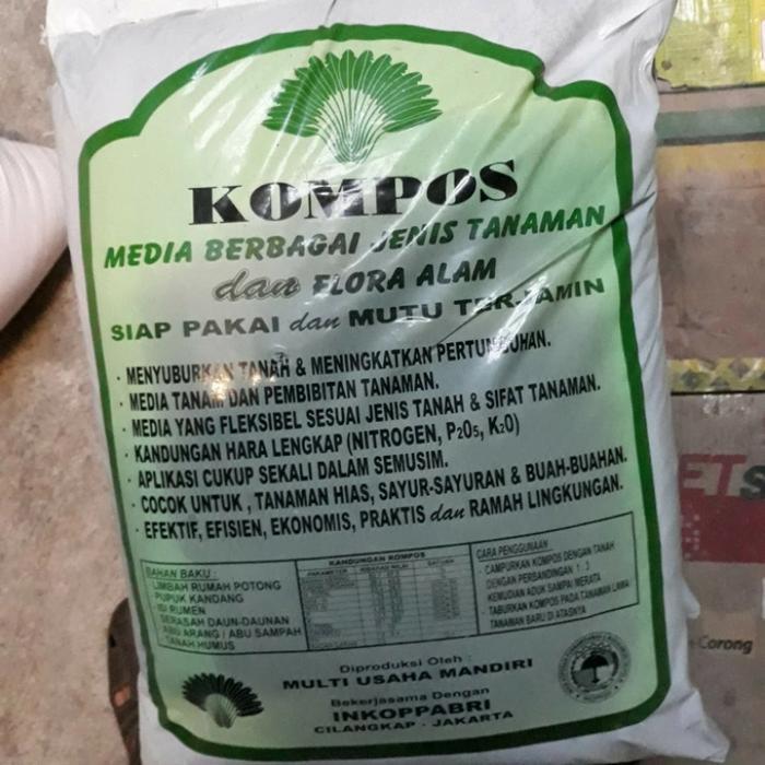 pupuk kompos/media tanam siap pakai