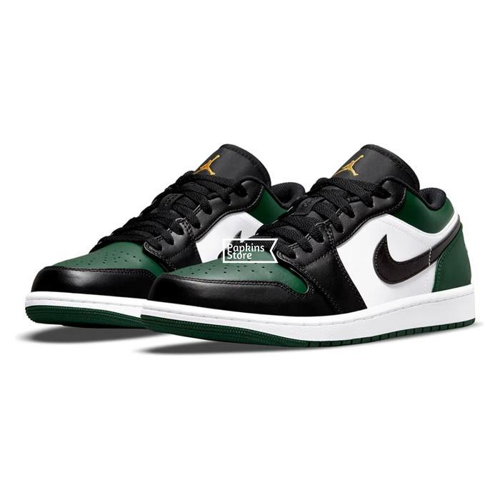 Sepatu Nike Original 100% Bnib - Nike Air Jordan 1 Low Retro Green Toe Tbk