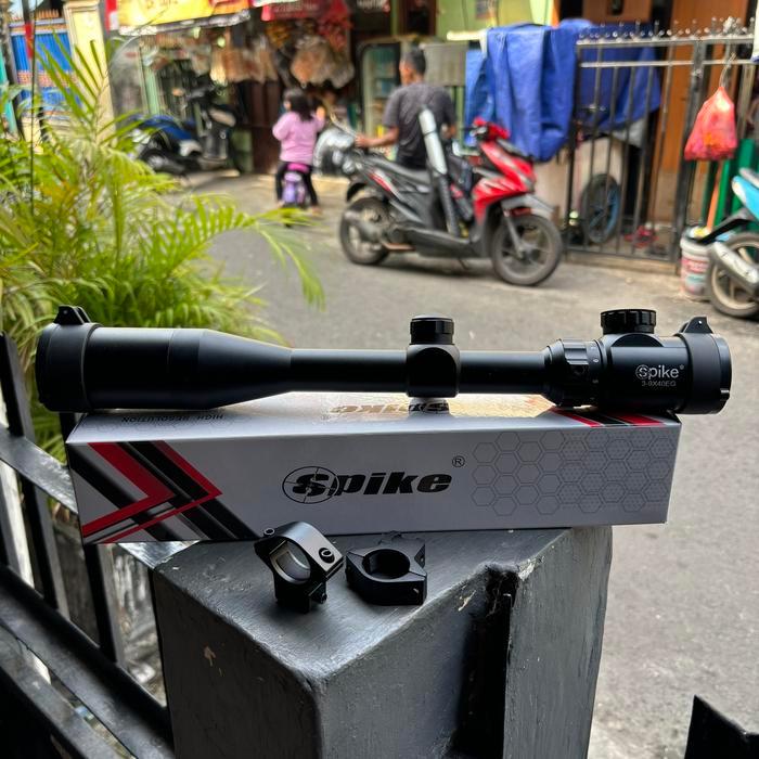 Teleskop spike 3-9x40eg sunhide tutup flip