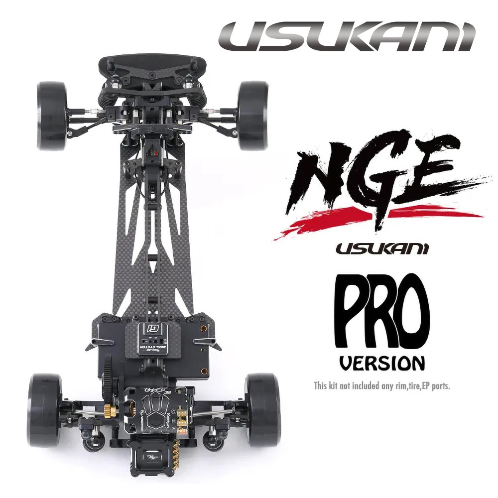 Usukani NGE-PRO RWD CHASSIS KIT 1/10 RC Electric Remote Control Model Car DRIFT RACING Adult