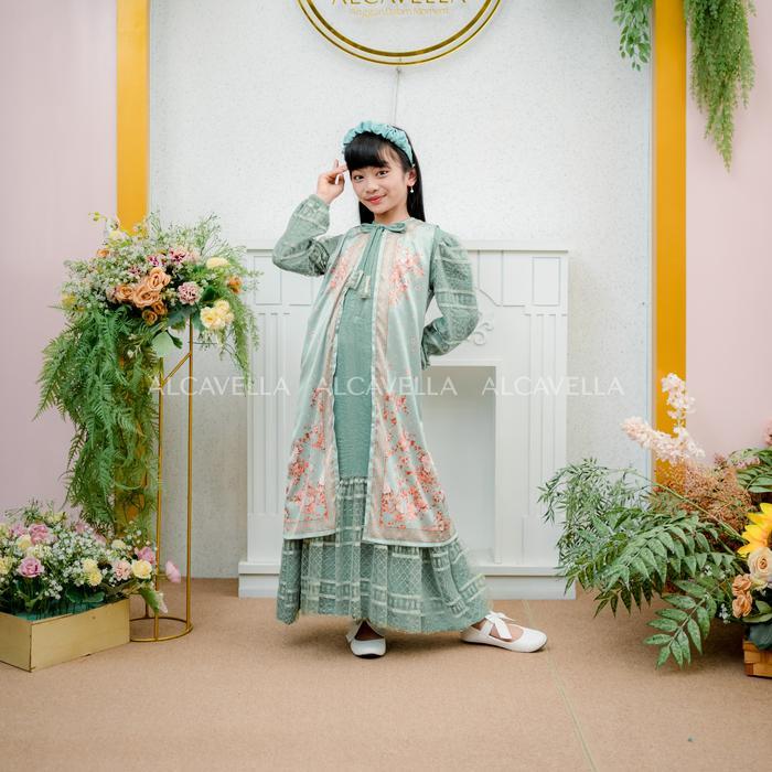 FLORIA KIDS DRESS GAMIS ELEGAN MEWAH - ALCAVELLA