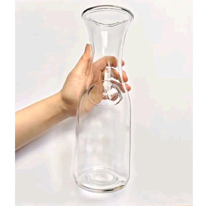 Vas Bunga Kaca Bening Tinggi Besar Minimalis Aesthetic / Vas Kaca Tabung Bunga Mawar Sedap Malam