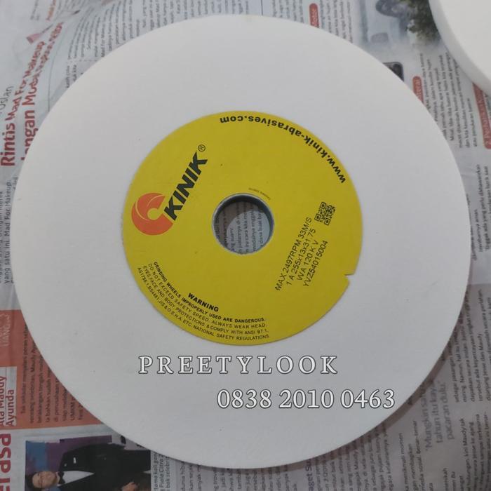 Kinik Gerinda Lurus 205 X13 X 31.75 Mm Batu Gerinda Kinik Wa 100 Kv 1A