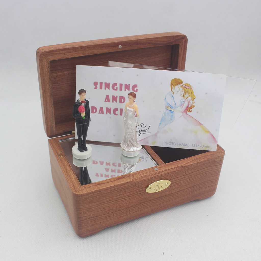 Wooden sankyo custom Music Box ?Anastasia-Once upon a december ?Anastasia music box