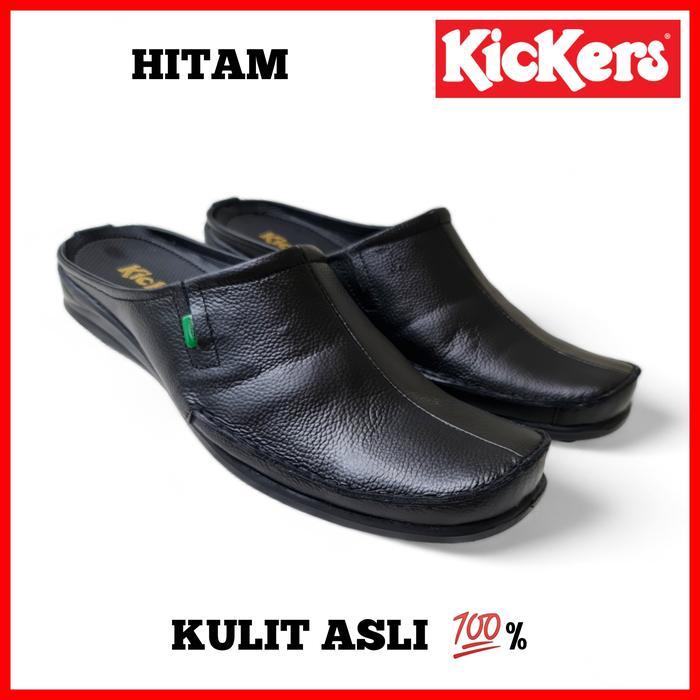 SANDAL PRIA FORMAL ASLI KULIT / SANDAL BUSTONG PRIA KICKERS_KULIT ASLI / SENDAL COWOK ASLI KULIT /