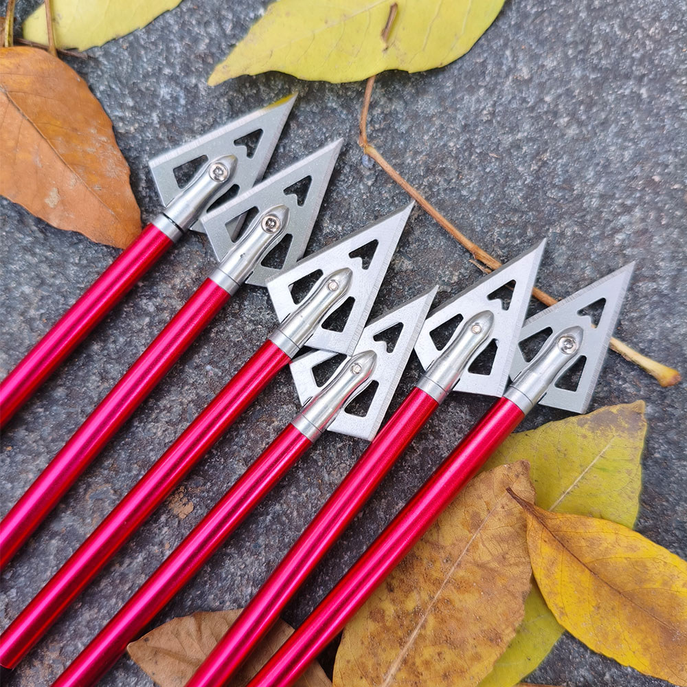 6/12/24 PACK 6.9 Inch Mini Crossbow Bolts with Metal Broadheads Tip for Crossbow Shooting Target