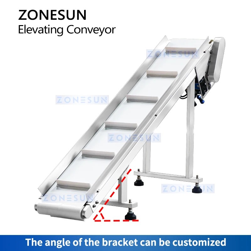 ZONESUN ZS-SLJ6 Elevator Conveyor Incline Conveyor Belt