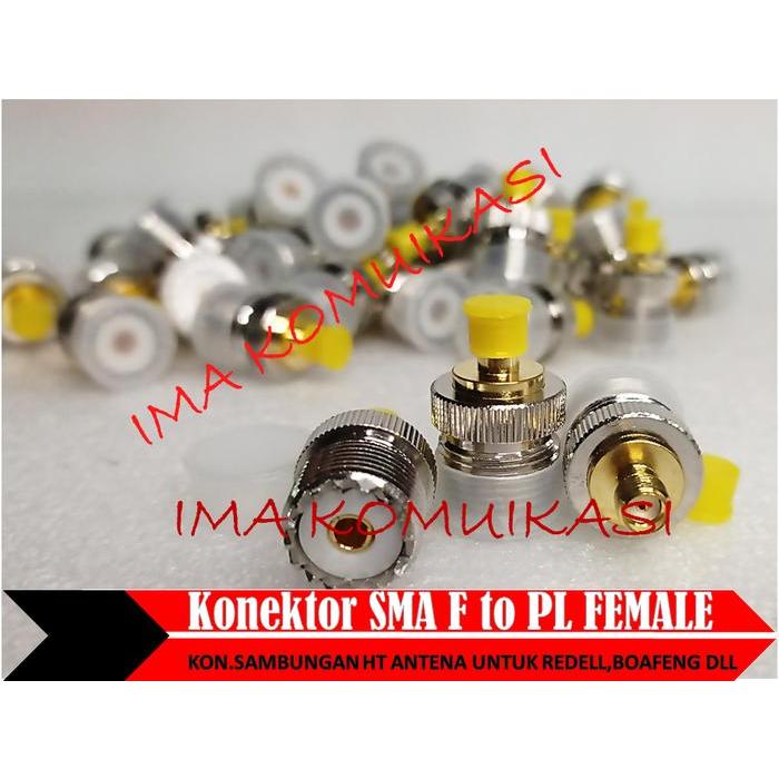 Sale Konektor Sambungan Ht Antena Sma Female To Pl Female Ht Redell,Boafeng