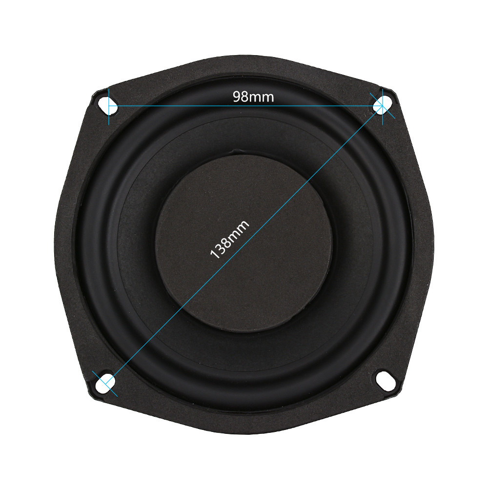 AIYIMA 1Pcs 5.25 Inch Subwoofer Speaker 4 8 Ohm 80W Woofer Speaker Super Bass LoudSpeakers Column