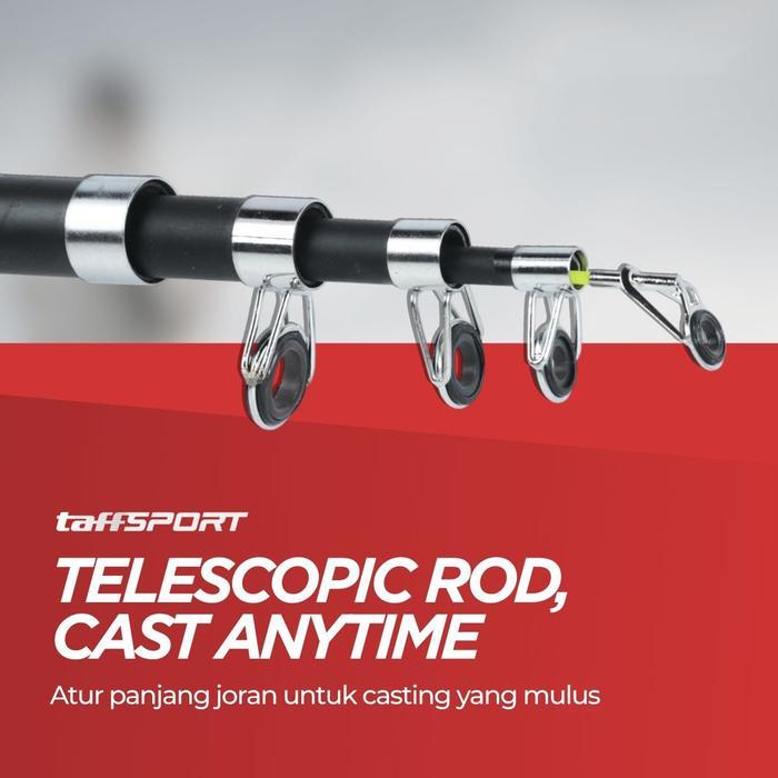 Satu Set Paket Joran Reel Pancing Murah Set Pancingan Ikan Galatama Joran Dan Katrol Rill