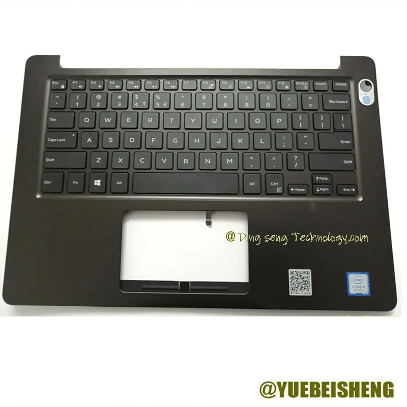 95%New Original For DELL Inspiron 13 5370 5000 V5370 Palmrest US Keyboard Upper Case Cover Brown