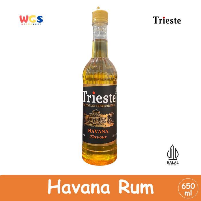 Syrup Trieste Havana / Rum Flavour - Sirup Rasa Rum - 650 Ml
