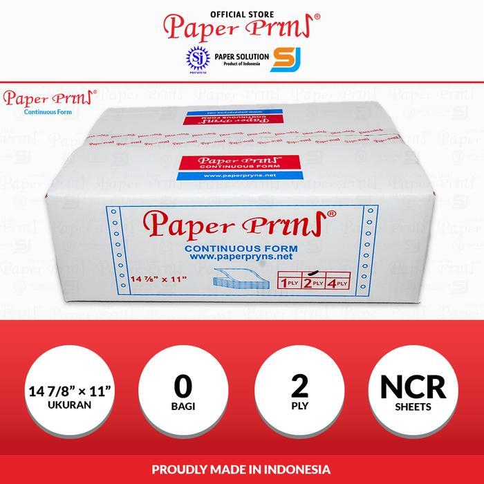 Paperpryns Kertas Continuous Form 2Ply Ncr 14 7/8 X 11