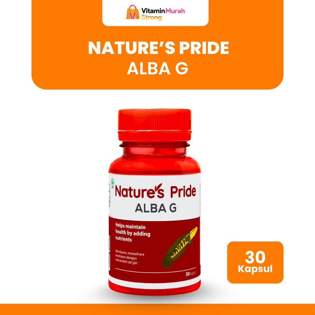 NATURE'S PRIDE ALBA G EKSTRAK IKAN GABUS ISI 30 & 100 KAPSUL