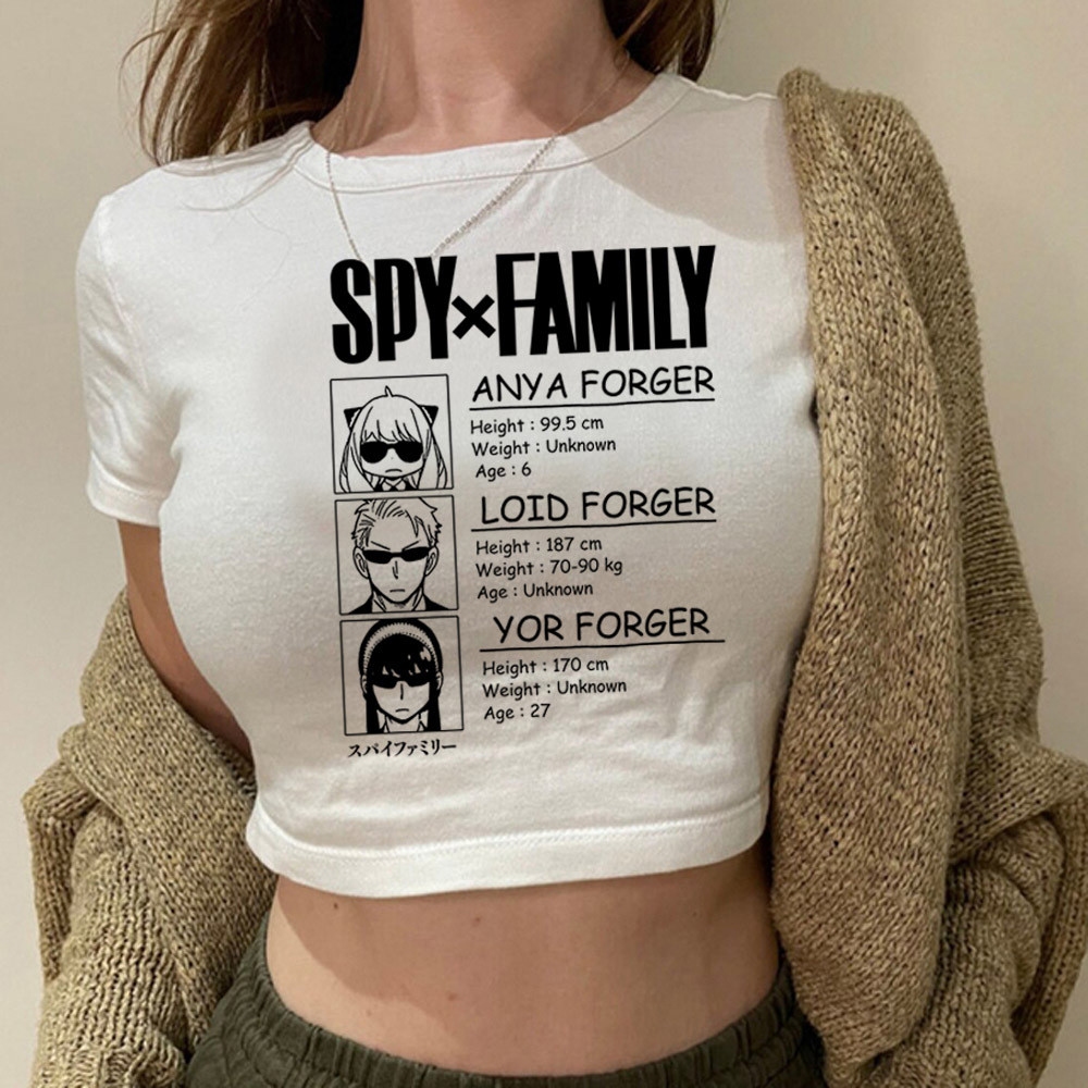 Anya Spy x Family crop top corset coquette Grunge cute Fairy Aesthetic gyaru teens clothing