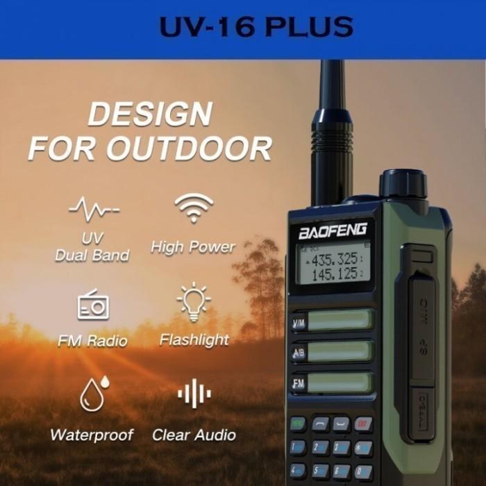 BAOFENG UV16 PLUS WALKIE TALKIE HT UV-B5 UV-82 UV-5R UPGRADE