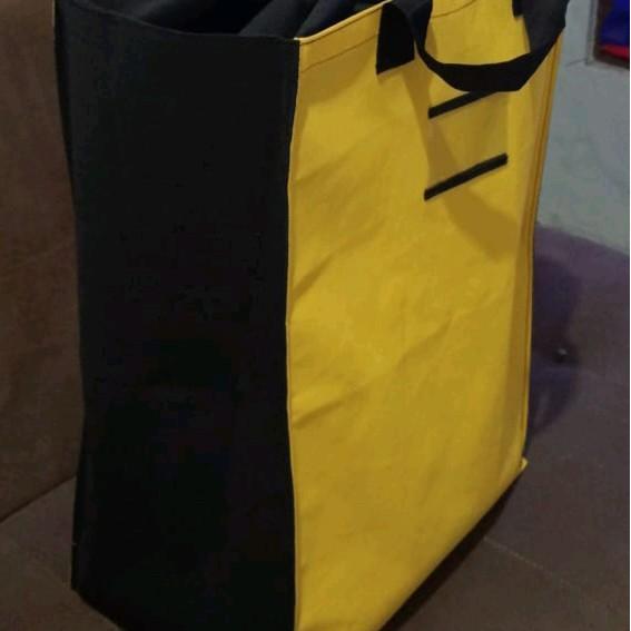 Tas Laundry Besar Tebal 10Kg Dengan Penutup Serut Dan Stoper Pengencang Bisa Custom Sablon Terlaris