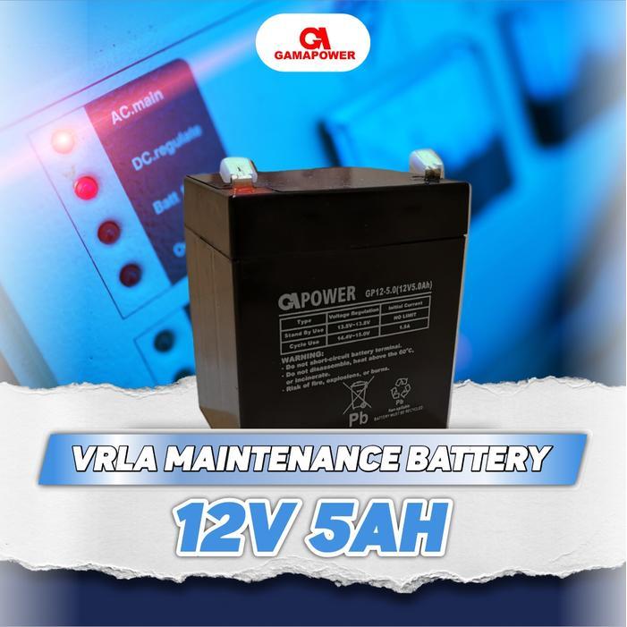 AKI UPS GPOWER 12V 5AH BATERAI UPS BATTERY AKI KERING AKI SPEAKER VRLA ORIGINAL QUALITY