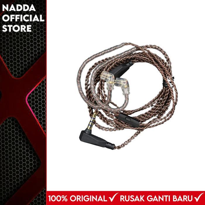 Amino Neutrik - [Original] Kabel Kz Cable Kz With Mic Kz Zsn Pro X Kabel Kz With Mic