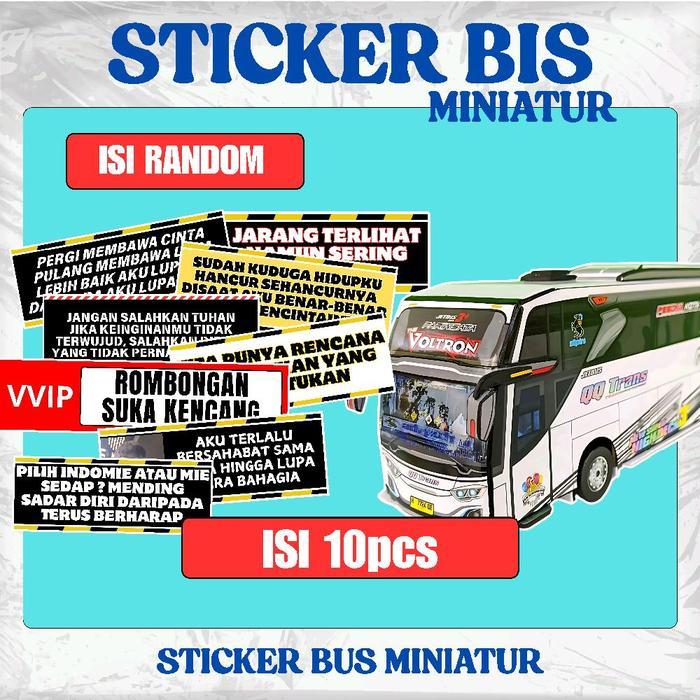 STIKER MINIATUR BIS STICKER BIS MINIATUR STIKER KATA KATA BIS MINIATUR STIKER TULISAN BIS Car