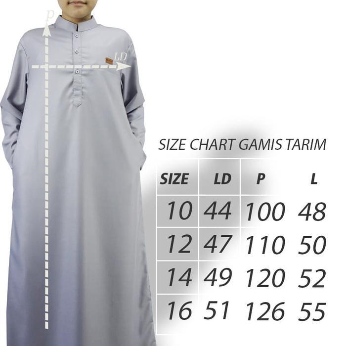 Baju Jubah Anak Laki Laki /Gamis Anak Remaja 10 - 16 Tahun