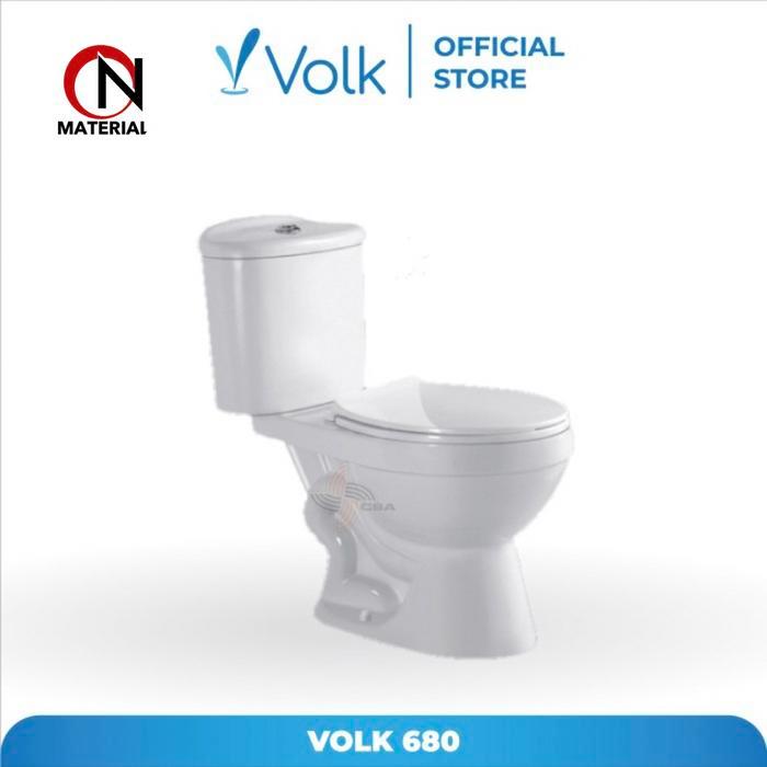 Kloset Duduk Volk 660 / Putih